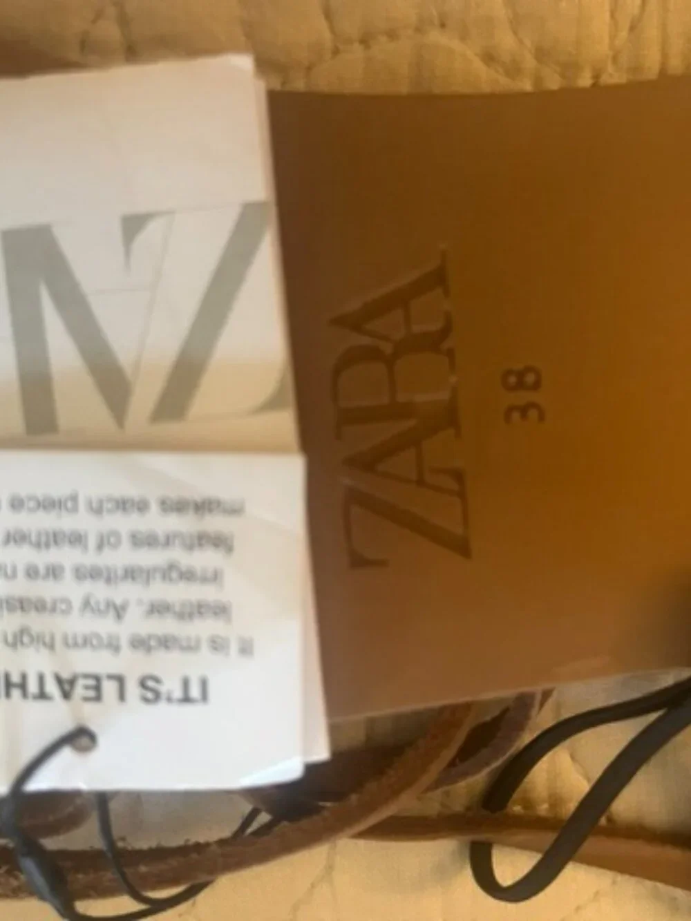 Zara lace up sandals - Picture 3 of 3
